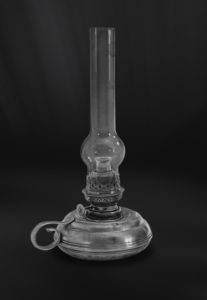 Lampada a petrolio olio in peltro (Art.314)