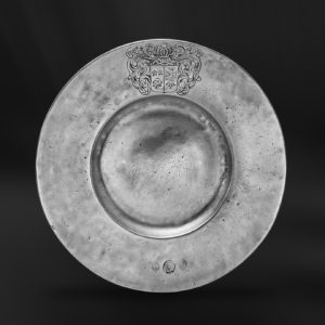 Piatto antico in peltro (Art.369)