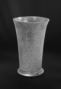 Bicchiere in peltro (Art.400)