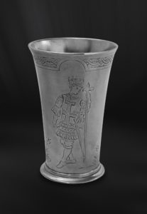 Bicchiere in peltro (Art.404)