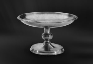 Alzata rotonda in peltro (Art.521)