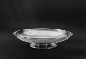 Alzata rotonda in peltro (Art.522)