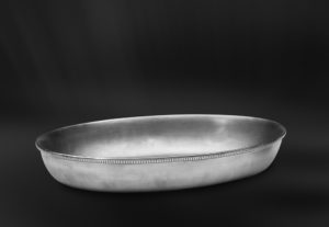 Bacinella Ovale in Peltro (Art.530)