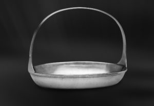 Cestino pane in peltro (Art.531)