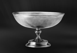 Alzata rotonda in peltro (Art.580)