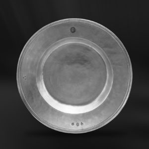 Piatto grande piattone in peltro (Art.690)