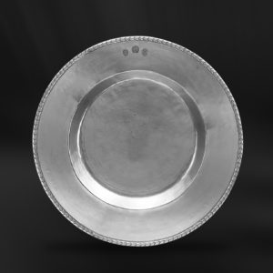 Piatto grande piattone in peltro (Art.691)