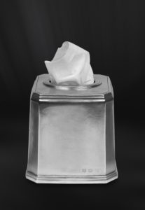 Portafazzoletti porta fazzoletti in peltro (Art.804)