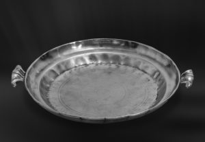 Centrotavola antico in peltro (Art.110)