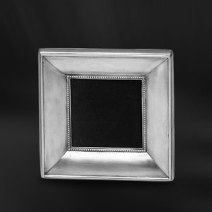 Cornice portafoto quadrata 9x9 in peltro (Art.558)