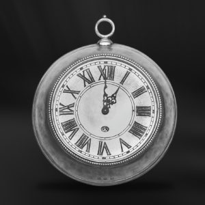 Orologio da parete muro in peltro (Art.621.5)