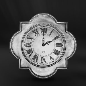Orologio da parete muro in peltro (Art.623.5)