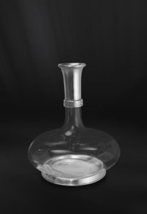 Decanter in peltro e vetro (Art.627)