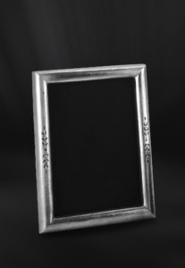 Cornice portafoto rettangolare 13x18 in peltro (Art.665)