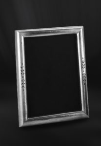 Cornice portafoto rettangolare 18x24 in peltro (Art.666)