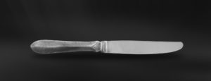 Coltello frutta dessert posate in peltro e acciaio (Art.705)