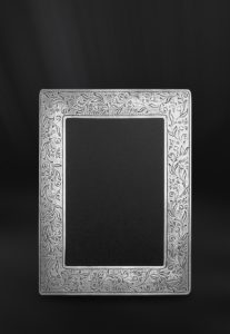 Cornice portafoto rettangolare 10x15 in peltro (Art.748)