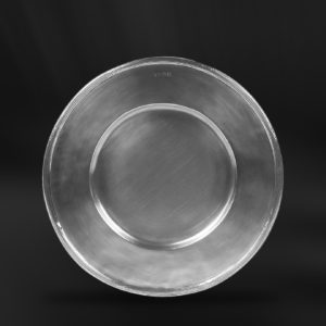 Sottopiatto segnaposto sotto piatti bordo impero in peltro (Art.769)