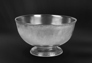 Centrotavola punchbowl per cocktail o ghiacciaia in peltro (Art.799.5)