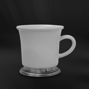 Tazza mug in ceramica e peltro Luisa (Art.853)