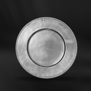 Sottopiatto segnaposto sotto piatti in peltro decorato (Art.868)