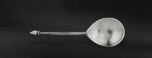 Cucchiaio antico in peltro collezione diamante (Art.871)