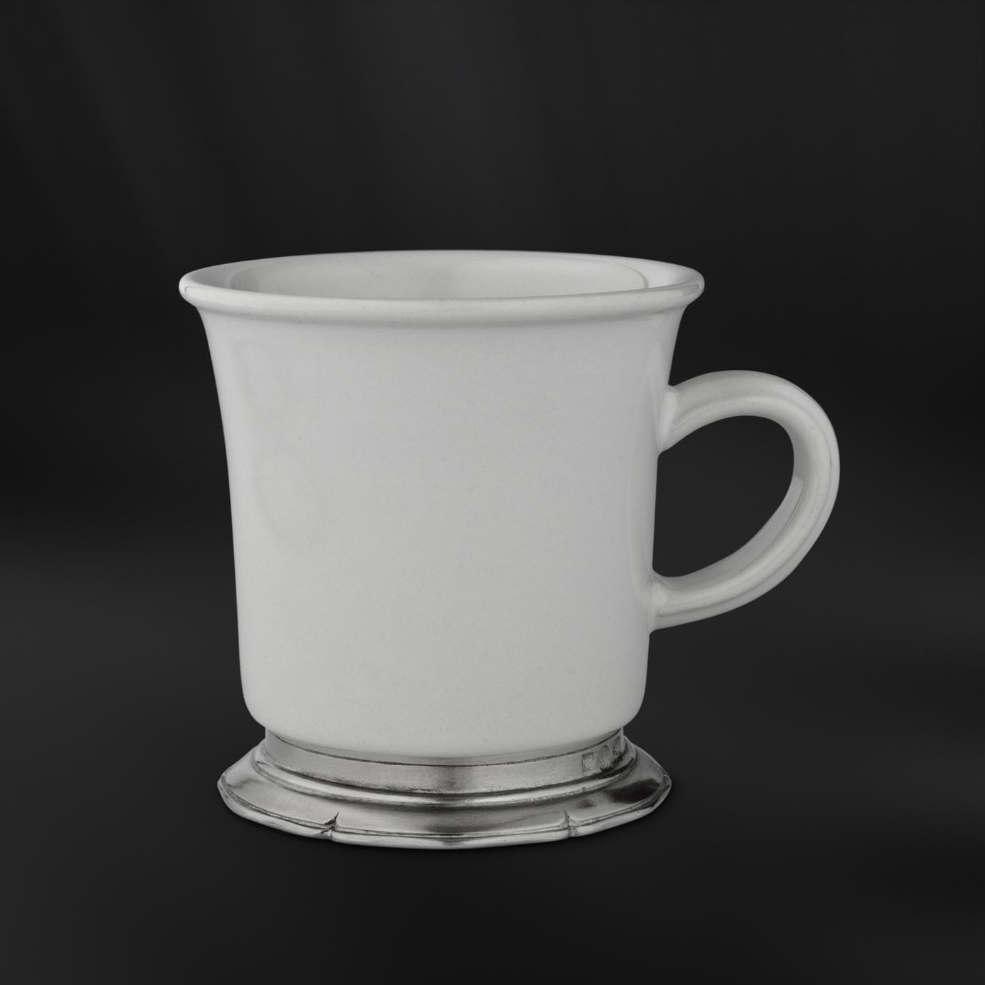 Tazza mug in ceramica e peltro Viviana (Art.872) Tazza mug in ceramica e peltro Viviana (Art.872)