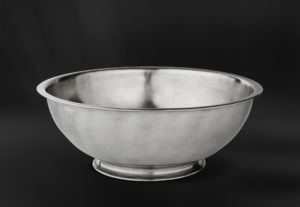 Centrotavola in peltro con base (Art.874)